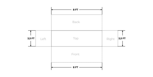 Custom Throw Table Cover - 8'