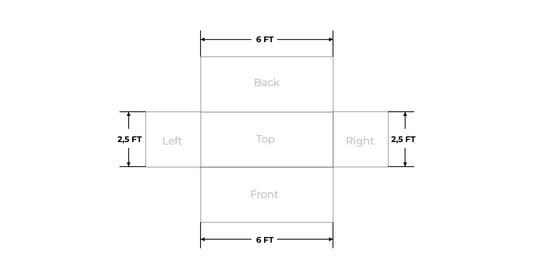 Custom Throw Table Cover - 6'