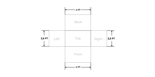 Fitted Table Cover - 4'