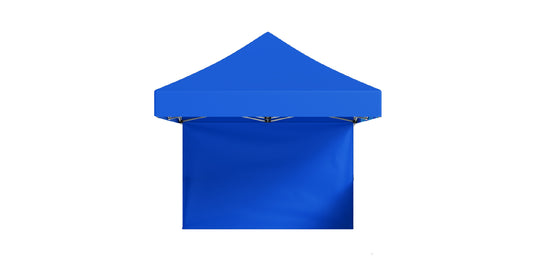 Customized Canopy Top and Full Back Wall