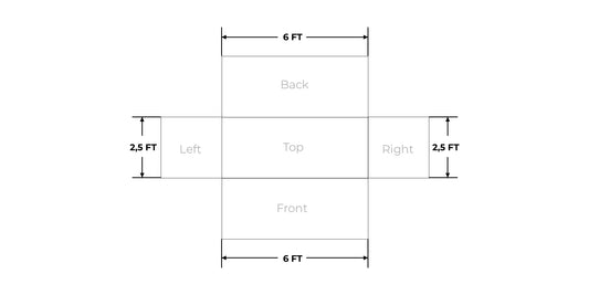 Custom Fitted Table Cover - 6'