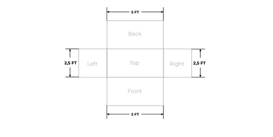 Custom Fitted Table Cover - 5'