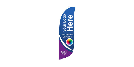 (11FT x 2.3) Feather Flag