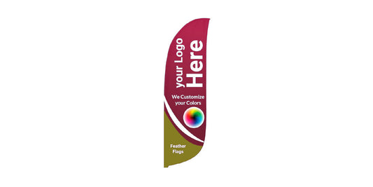 (8FT x 2FT) Feather Flag